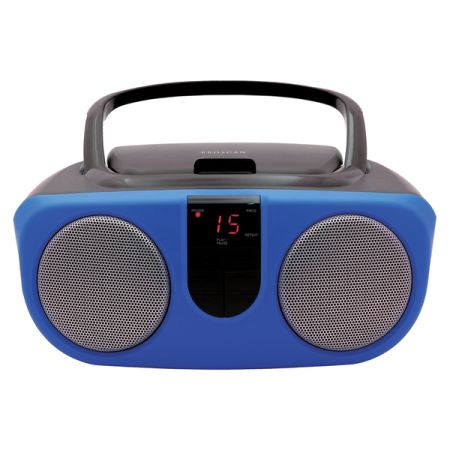 PORT AM/FM CD BOOM BX BLU