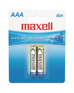 Maxell 723807 - LR032BP Alkaline Batteries (AAA; 2 pk; Carded)