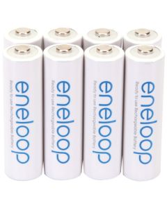 Panasonic BK-3MCCA8BA eneloop Rechargeable Batteries (AA; 8 pk)