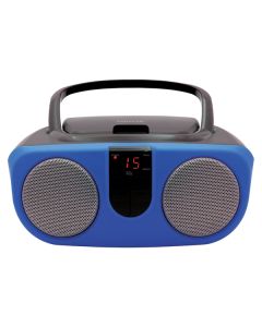 PORT AM/FM CD BOOM BX BLU